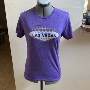 Gildan Purple Las Vegas Graphic Tee
